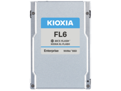 Le SSD FL6 de Kioxia vise à offrir des performances supérieures et des prix considérablement réduits par rapport aux SSD Optane d&#039;Intel. (Image Source : Kioxia)