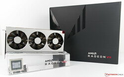 En test : l'AMD Radeon VII. Modèle de test aimablement fourni par AMD Allemagne.