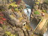 Une image montrant un environnement dans Shadow Tactics: Blades of the Shogun, actuellement à -90 % sur Steam.
