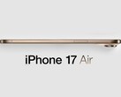 Rendu non officiel du futur iPhone 17 Air. (Source de l'image : MacRumors - édité)