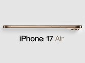 Rendu non officiel du futur iPhone 17 Air. (Source de l'image : MacRumors - édité)
