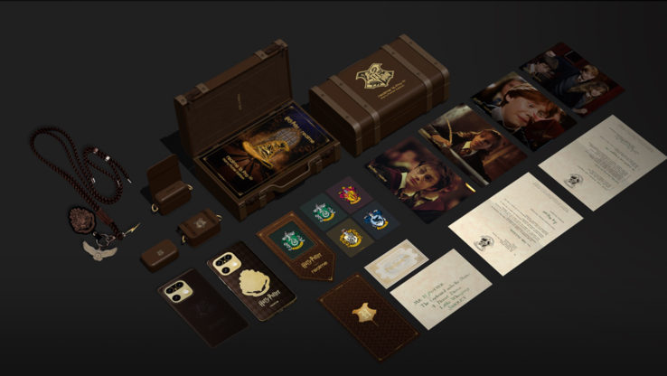 Le realme 16 Pro Harry Potter Edition est présenté dans un coffret cadeau sur mesure, conçu comme une réplique à l'échelle 1:1 de la célèbre malle d’Harry Potter.