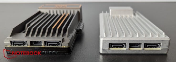 Ailettes de refroidissement plus plates sur le nouveau modèle