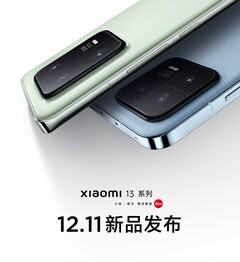 La série Xiaomi 13 fera ses débuts le 11 décembre. (Source : Xiaomi)