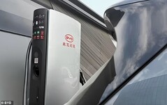 Un chargeur de VE BYD (Source de l'image : BYD)