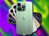 La série d'iPhone 14 Apple devrait présenter des options de couleur violette et verte. (Image source : @aaple_lab/Unsplash - édité)