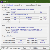 Carte mère CPU-Z