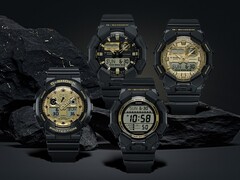Casio a lancé de nouvelles G-Shocks noires et dorées (photo) aux États-Unis. (Source de l'image : Casio)
