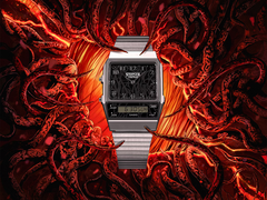 La montre Casio Vintage AQ-800EST-1A Stranger Things S5 collab, en photo. (Source de l'image : Casio)