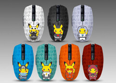 Razer a créé sept variantes de Pikachu de l&#039;Orochi V2. (Image source : Razer)