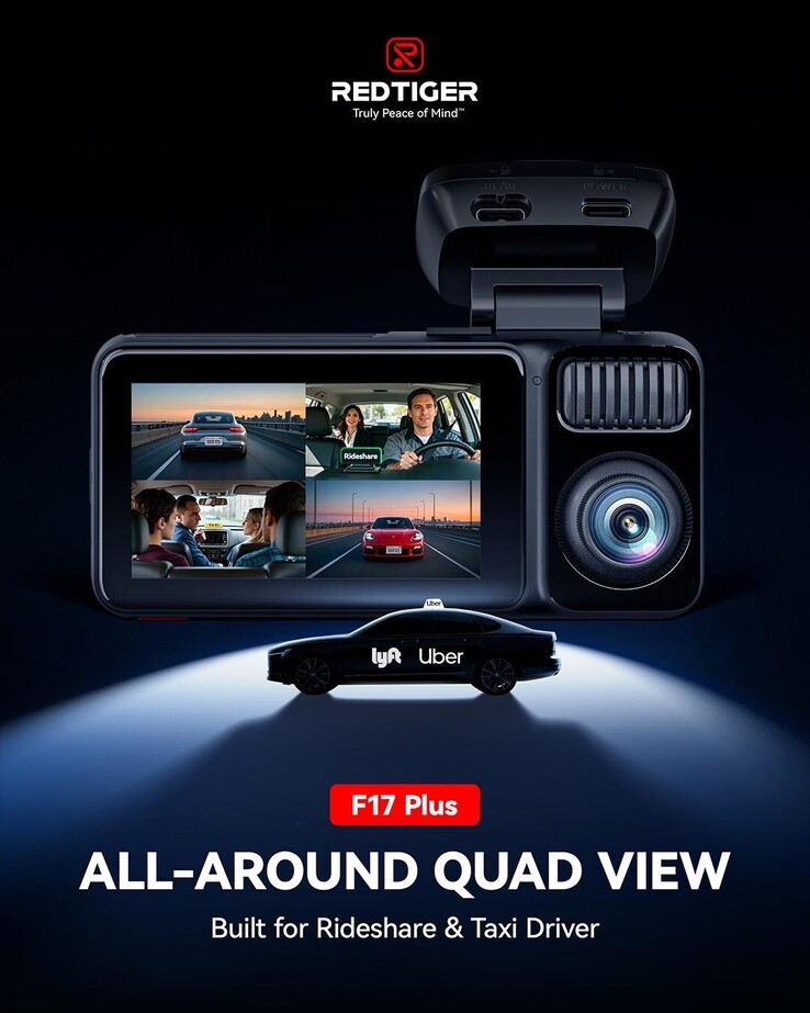 La caméra de surveillance Redtiger F17 Plus peut capturer jusqu'à 2,7k 30 images par seconde (Source : Redtiger)