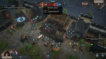 Sur la photo : une capture d'écran du jeu « Siege Survival: Gloria Victis ».