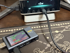 Capture d'écran du test USB-C4