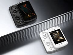 Le RG Slide d&#039;Anbernic utilise un rail à ressort pour déplacer son écran de 4,7 pouces d&#039;avant en arrière. (Source de l&#039;image : Anbernic)