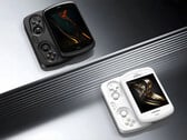 Le RG Slide d'Anbernic utilise un rail à ressort pour déplacer son écran de 4,7 pouces d'avant en arrière. (Source de l'image : Anbernic)