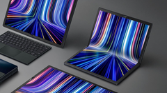 Un ordinateur portable pliable. (Source de l'image : Asus)