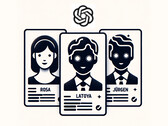 Discrimination dans l'évaluation et la sélection des emplois par les GPT-3 et GPT-4 d'OpenAI (image symbolique : DALL-E / AI, édité)