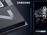 Le Galaxy Z Flip 3 semble être doté de la fonction S-Pen. (Image : LetsGoDigital)