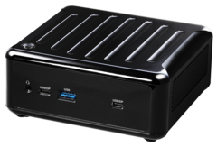 Le boîtier mesure 117,5 x 110,0 x 47,85 mm. (Source de l'image : ASRock)