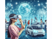 les réseaux 6G transforment la réalité virtuelle, les robots collaboratifs et la conduite autonome (Image symbolique : Bing AI)