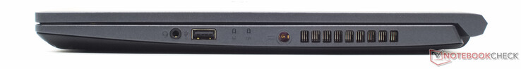 3.port audio 5 mm, USB 2.0 Type-A, connecteur d'alimentation à barillet