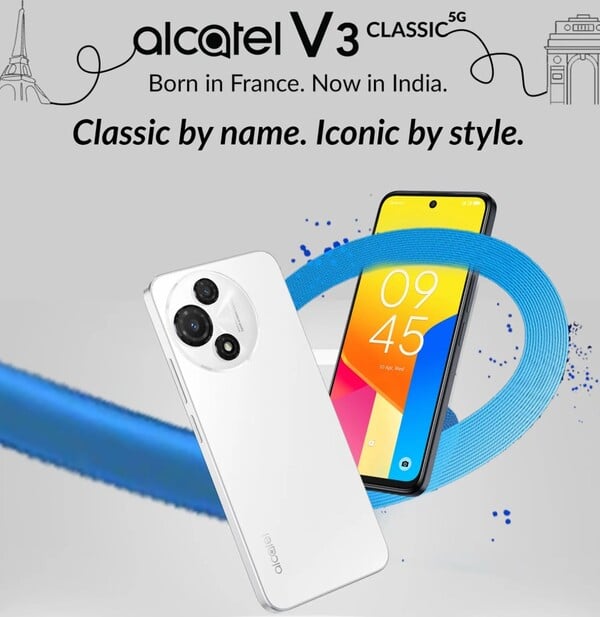 L'Alcatel V3 Classic 5G sera doté d'un écran NXTVISION. (Source de l'image : Flipkart)
