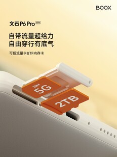 Le Boox P6 Pro disposera d'un emplacement hybride pour carte SIM, pouvant accueillir une carte SIM physique et une carte MicroSD. (Source de l'image : Boox)