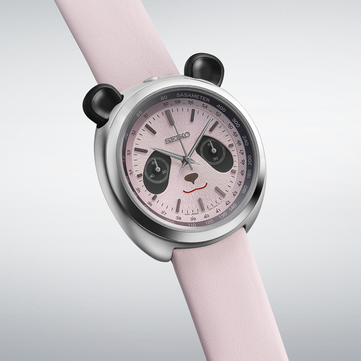 Le chronographe panda Seiko power design project en blanc