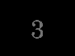 Le lancement de Nothing Phone (3) dans l&#039;UE est désormais prévu pour le 15 juillet. Sur la photo, le chiffre &quot;3&quot; dans la police de caractères de Nothing. (Source de l&#039;image : Nothing)