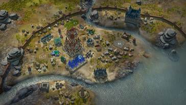 Une image représentant une ville dans Pathfinder : Kingmaker — Enhanced Plus Edition.