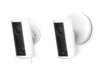 La Ring Spotlight Cam Pro (à gauche) et la Spotlight Cam Pro PoE (à droite). (Source de l'image : Ring) 