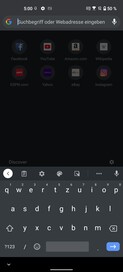 Asus Zenfone 8 - Clavier