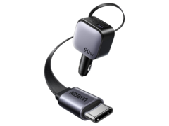 Ugreen a lancé le chargeur de voiture rétractable de 90 W sur les marchés du monde entier. (Source de l'image : Ugreen)