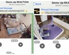Des captures d'écran du groupe Telegram montrent des images de chambres à coucher à vendre