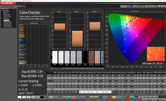 Lenovo IdeaPad 730S-13IWL - ColorChecker (avant calibrage).