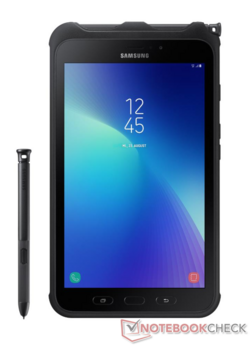En test : le Samsung Galaxy Tab Active 2. Modèle de test fourni par Samsung Allemagne.