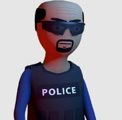 Modèle de personnage policier de Schedule I, un jeu indépendant en monde ouvert centré sur la criminalité, le contrôle du territoire et la construction d&#039;un empire de la drogue (Image source : TVGS)