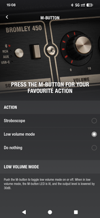 Marshall Bluetooth app : actuellement seulement 2 fonctions pour le bouton M
