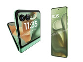 Le Edge 60 et le Razr 60 seront tous deux vendus dans des couleurs vertes frappantes. (Source de l'image : via Ytechb)