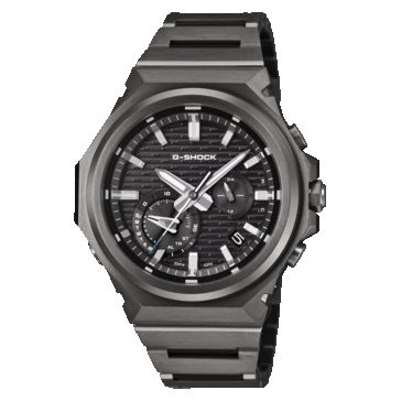 La montre G-Shock GST-B1000BD-1A a un cadran noir