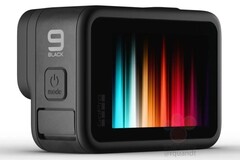 Le GoPro Hero 9 présente un design légèrement modifié par rapport au modèle de l'année dernière. (Source de l'image : Roland Quandt & WinFuture)