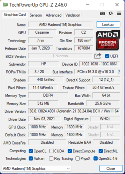 IGPU AMD Radeon RX Vega 7