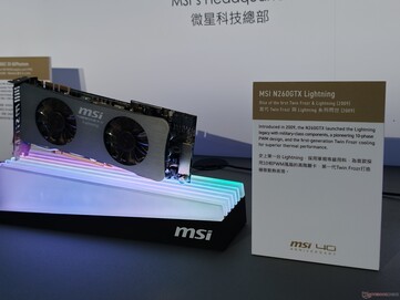 La carte graphique MSI N260GTX Lightning était équipée d'un système Twin Frozr à deux ventilateurs