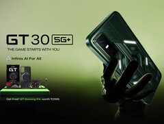 L&#039;Infinix GT 30 est équipé d&#039;un processeur MediaTek Dimensity 7400 (Source : Infinix)