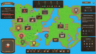 Sur la photo : une capture d'écran du jeu « Little Incrementisle ».