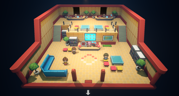 Photo : une capture d'écran du jeu Pokémon Gamma Emerald.