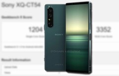 Le Sony Xperia 1 IV aurait été repéré sur un benchmark synthétique. (Image source : @OnLeaks/Giznext/Geekbench - édité)