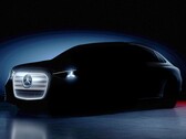 Photo teaser de la Mercedes Classe C EV électrique (Source : Mercedes-Benz)