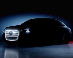 Photo teaser de la Mercedes Classe C EV électrique (Source : Mercedes-Benz)