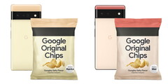 Google distribue 10 000 sacs de chips au Japon pour promouvoir la série Pixel 6. (Image source : Google)